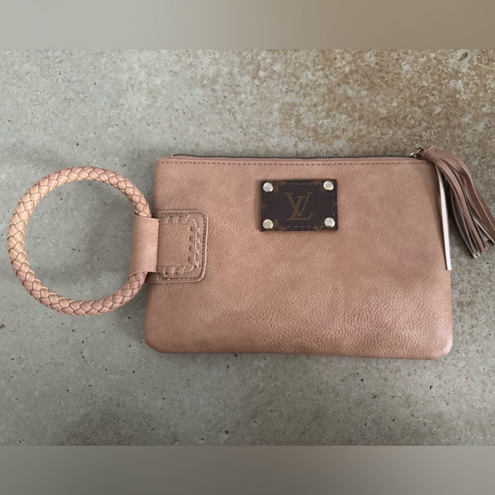 Repurposed LV Boutique Wristlet